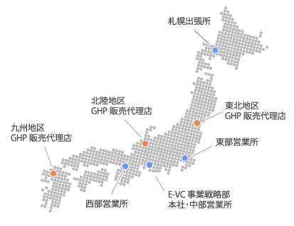 本社／営業所マップ